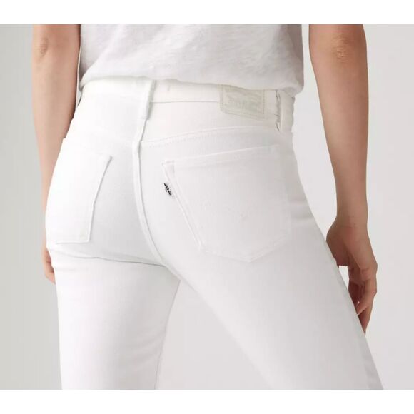 Levi's 711 Skinny Jeans White Size 0/25" Women - Picture 3 of 5